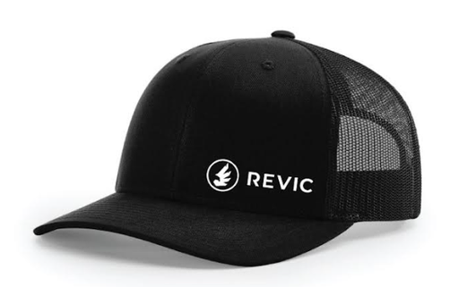 Revic White on Black Hat - XL